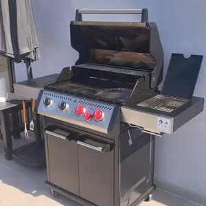 Grillmeister 5-burner gas grill bbq, Limassol — Germasogeia