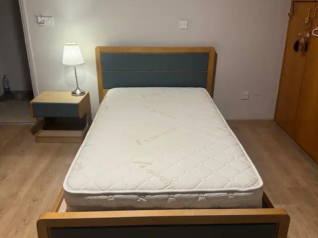 Bed set - σετ κρεβάτι κομοδίνο, Nicosia — Akaki