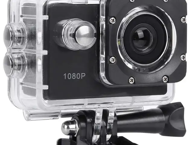Action camera 1080p hd + ανθεκτική θήκη μεταφοράς eva - full action cam kit, Nicosia — Strovolos - Acropolis