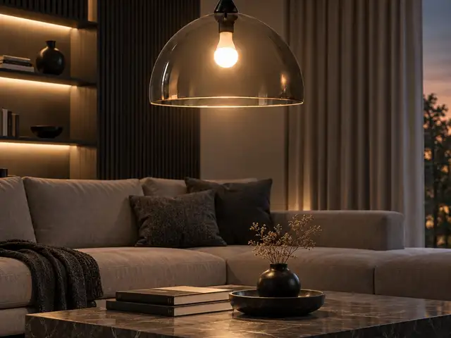 Smoke grey Modern Acrylic Pendant Lamp Shades Various Colours 40cm, Επαρχία Λευκωσίας — Λευκωσία - Λυκαβηττός