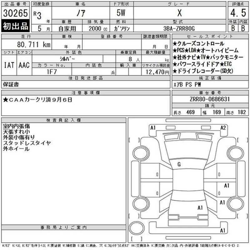 2021 Toyota Noah 2,0L 2021 Cyprus