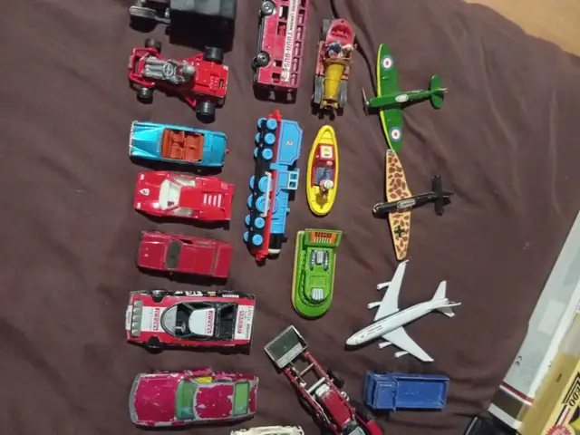 Vintage die cast toy car collection mixed lot, Famagusta — Vrysoulles