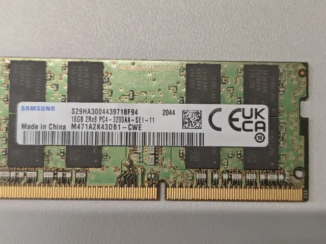 Samsung 16GB DDR4 3200MHz SODIMM Dual Rank, Επαρχία Λεμεσού — Άγιος Τύχων