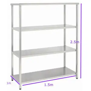 Metal shelf complete 4 layers 1.5x1x2.50m, Επαρχία Λεμεσού — Άγιος Αθανάσιος
