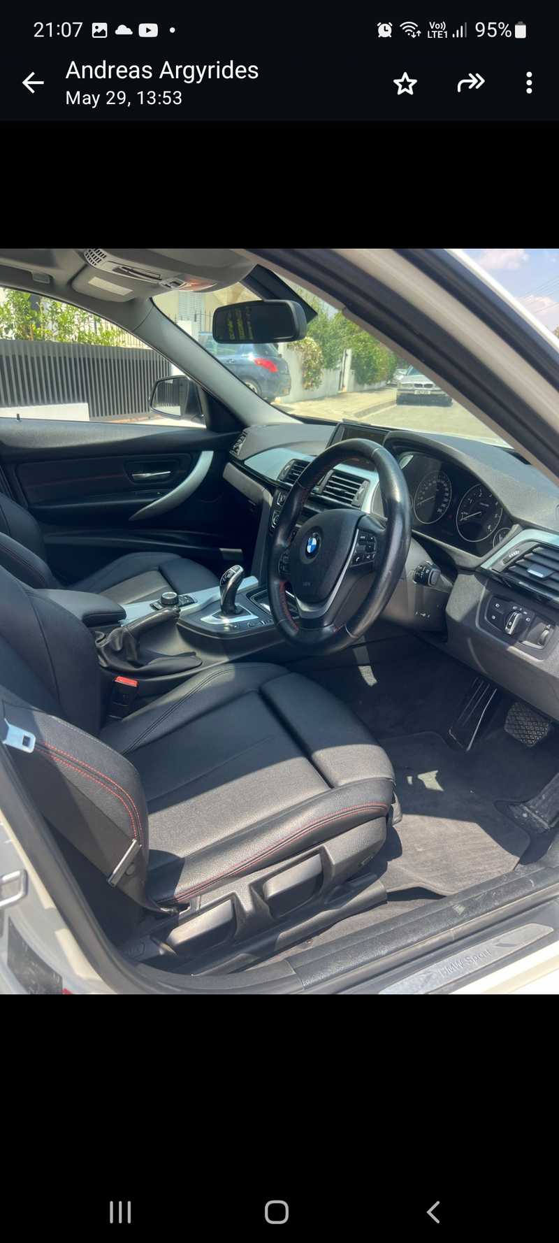 2015 BMW 3-Series 2,0L 2015 Cyprus