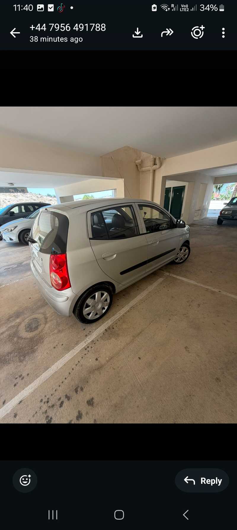 2010 KIA Picanto 1,0L 2010 Cyprus