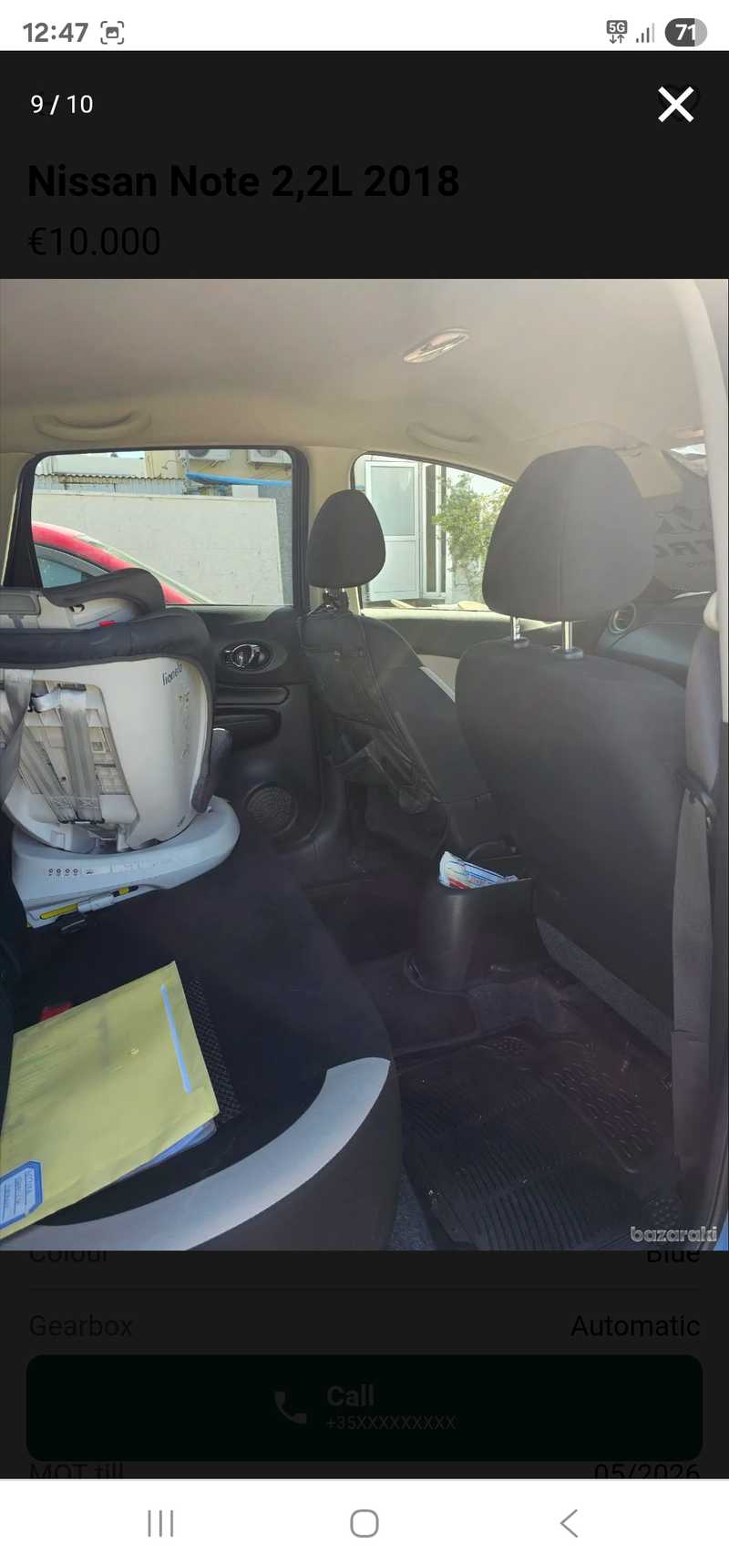 2018 Nissan Note 2,2L 2018 Cyprus