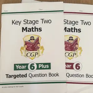 Cgp maths workbooks ks2 - year 3, 4, 6, 6 plus, unused, Limassol — Germasogeia Tourist Area