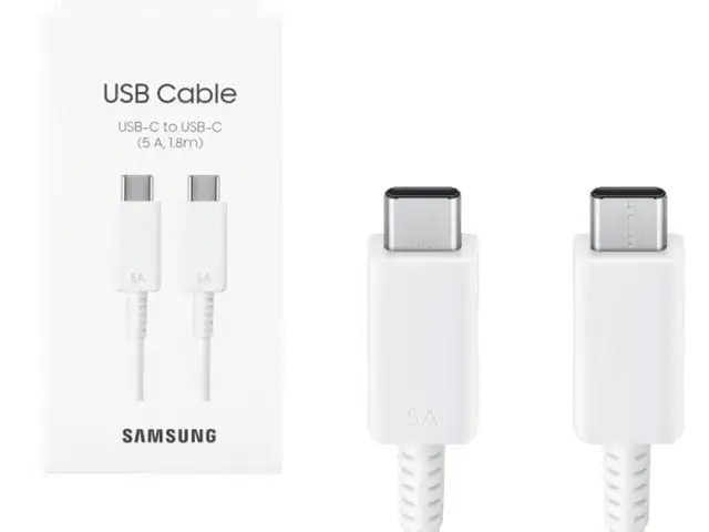 Cable usb-c to usb-c samsung 5a 1.8m white, Επαρχία Λεμεσού — Άγιος Αθανάσιος