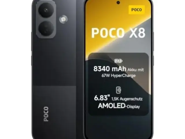 Xiaomi poco x8 5g 256gb 8gb ram dual-sim black eu, Limassol — Limassol Marina