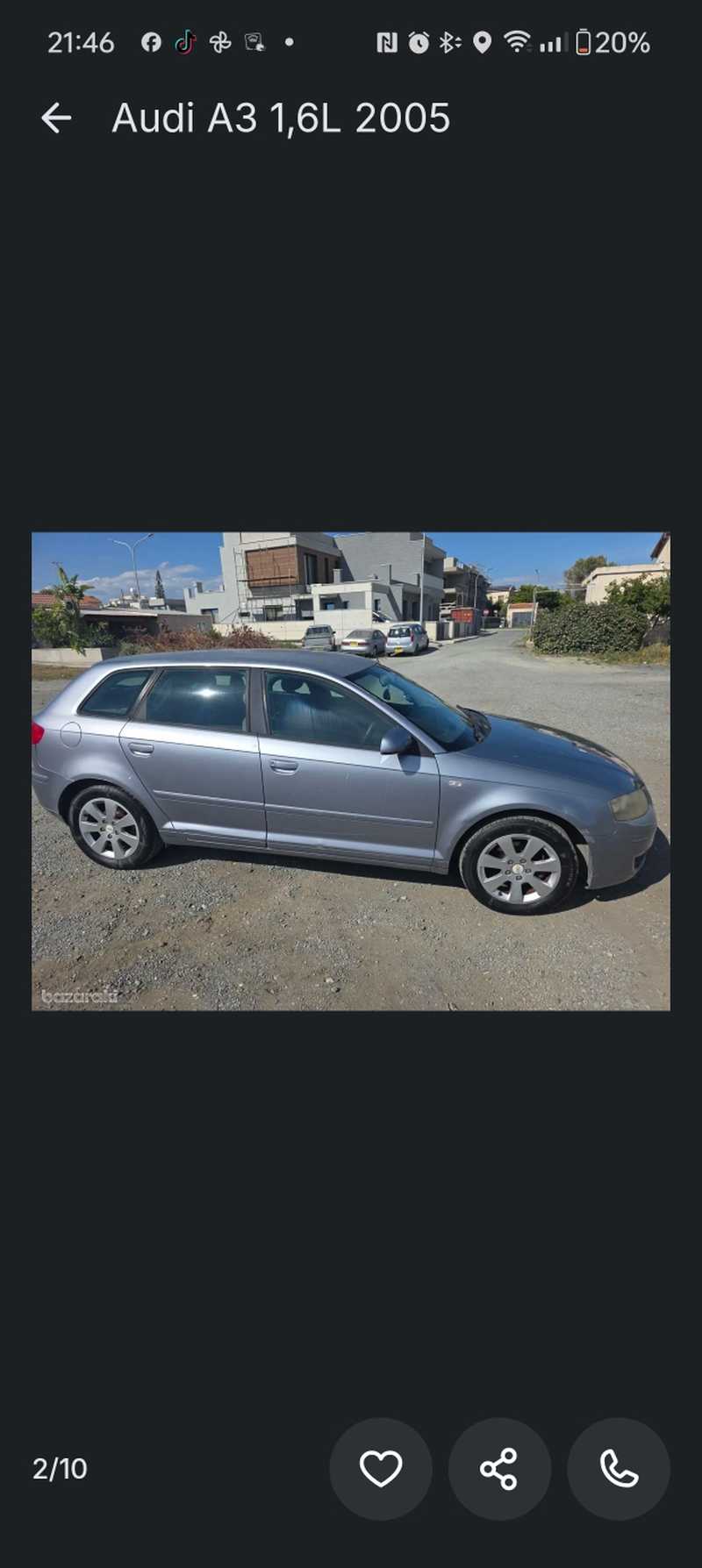 2000 Audi A3 2,2L 2000 Cyprus