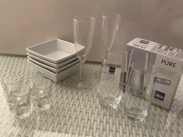 Glassware, small bowls, shot glasses, Επαρχία Λεμεσού — Λεμεσός - Κάψαλος