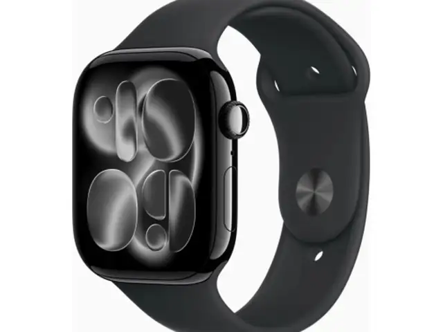 Apple watch series 11 2025 gps +cellular 46mm jet black aluminium case με m/l sp, Limassol — Limassol Marina