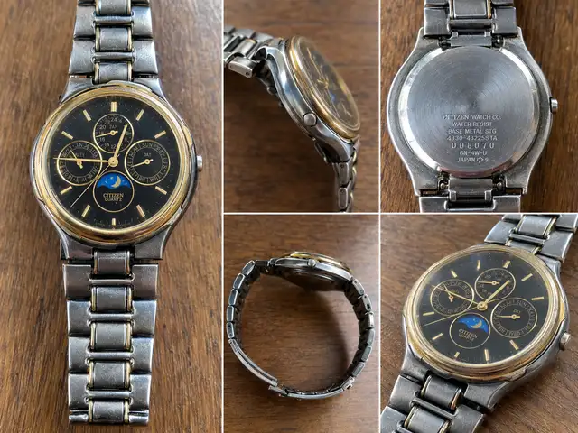 Vintage citizen moon phase 4330-432258-fully working, Nicosia — Lakatameia - Agia Paraskevi