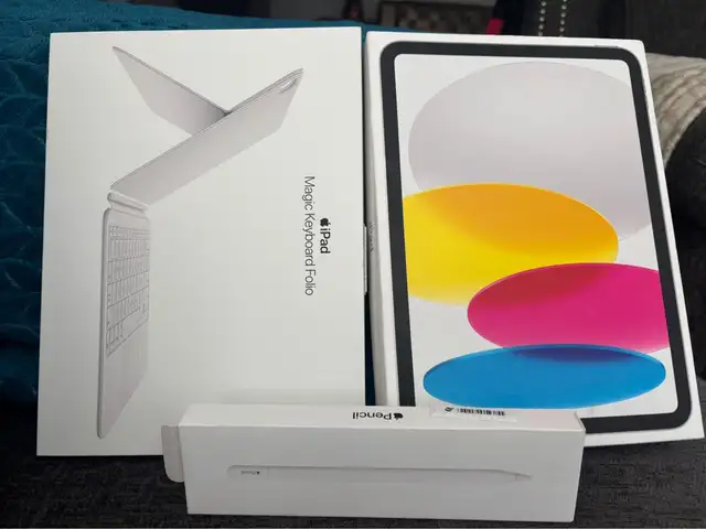 Ipad 11 a16 256gb + magic keyboard folio +apple pencil, Paphos — Pegeia