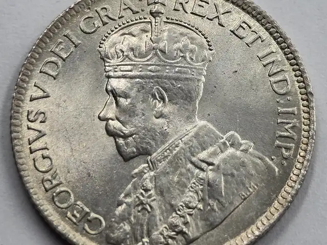 Cyprus 9 silver piastre coin 1919 in top unc condition, Nicosia — Latsia - Agios Georgios