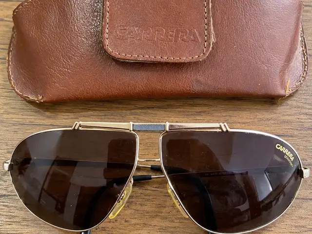 Vintage carrera 5401 large sunglasses-made in austria-1980s-original case, Επαρχία Λευκωσίας — Λακατάμεια - Αγία Παρασκευή