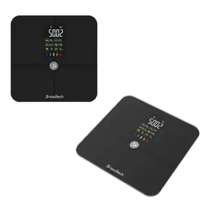 Smart scale bluetooth with body fat measurement soultech at001b black, Limassol — Limassol - Agios Nicolaos