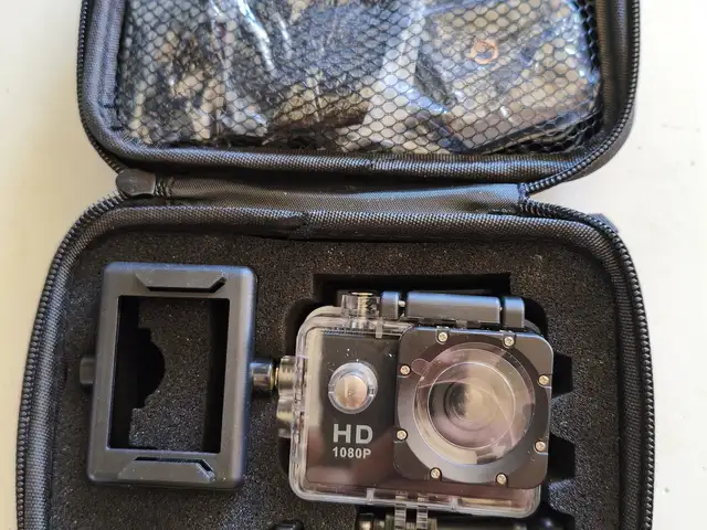 Action camera 1080p hd & θήκη μεταφοράς - action camera & carrying case - new, Επαρχία Λευκωσίας — Στρόβολος - Ακρόπολη