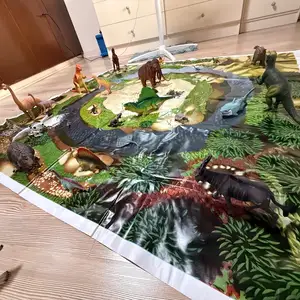 Dinosaur, animal, prehistoric landscape play mat, Larnaca — Larnaka - Agios Nikolaos