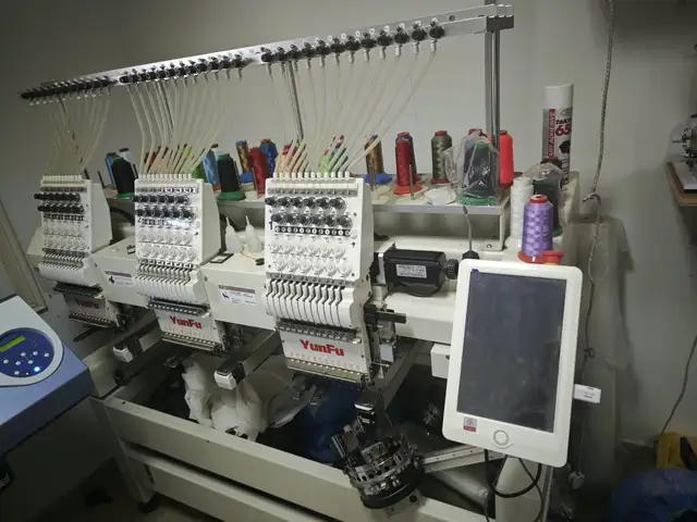 Embroidery machine professional 3-head 12-needle, Nicosia — Palaiometocho