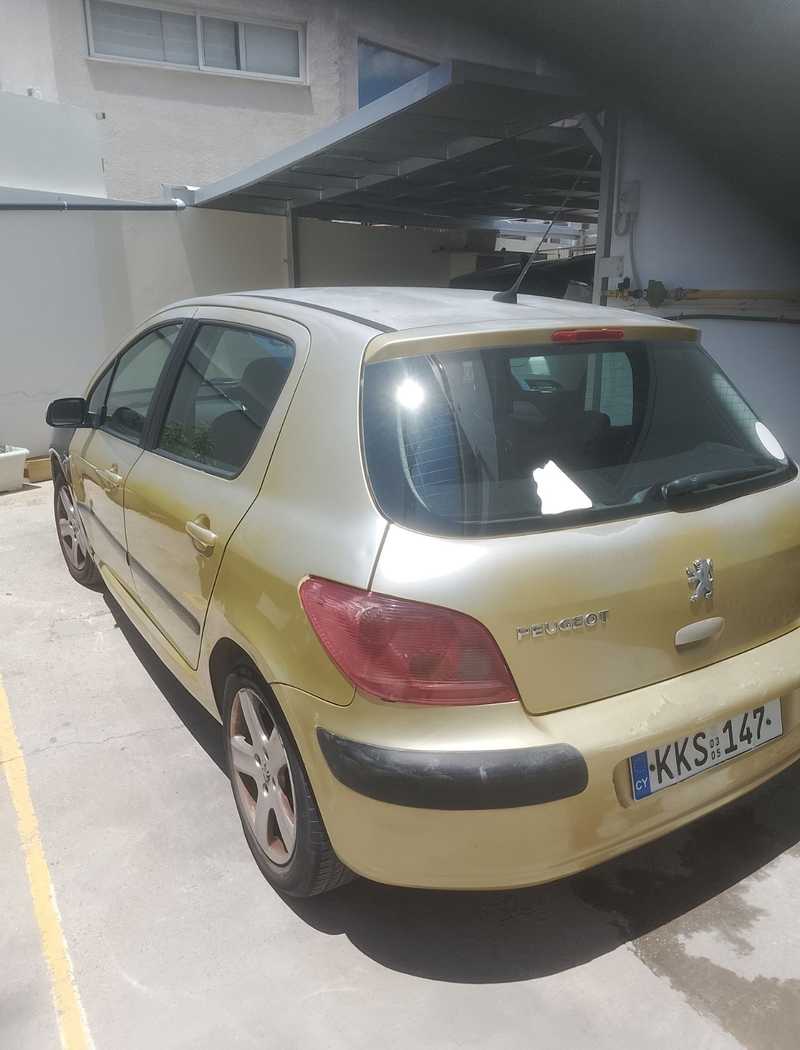 2005 Peugeot 307 1,6L 2005 Cyprus