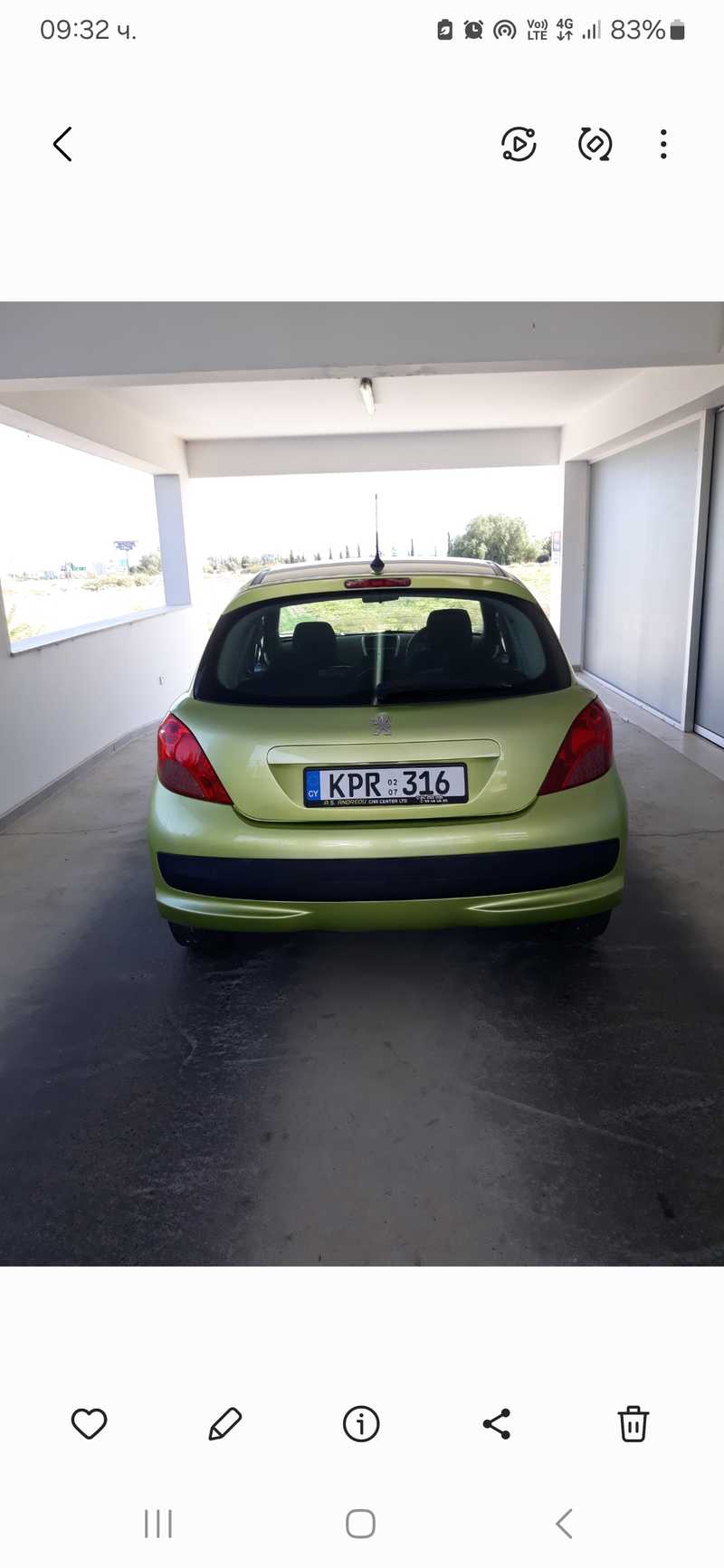 Peugeot 207 1,4L 2006