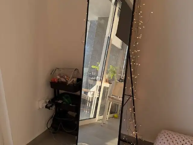 Ikea karmsund floor mirror 40x167, black / καθρέφτης, Larnaca — Livadia Larnakas