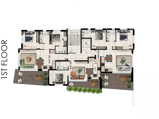 1-bedroom apartment for sale, Nicosia — Strovolos - Agios Vasileios - 6
