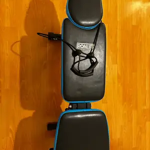 Ironlife adjustable bench plus weights / barbell, Limassol — Limassol - Mesa Geitonia