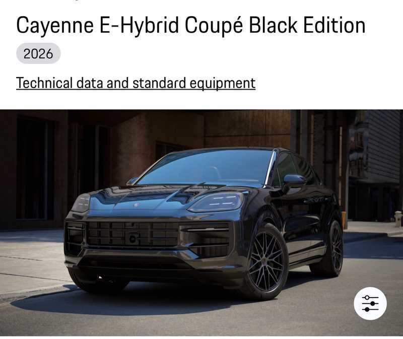 Porsche Cayenne 3,0L 2026