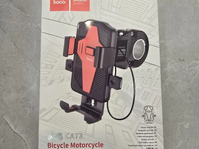 Hoco CA73 Motorcycle Mount with Adjustable Arm 4.5-7.2 for Handlebar, Famagusta — Agia Napa
