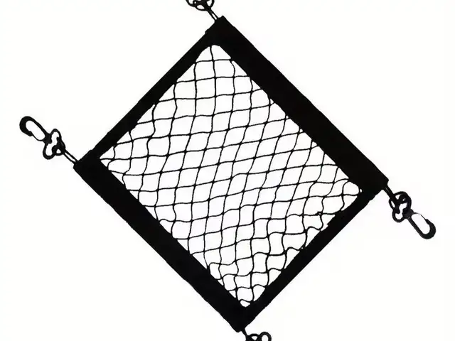 Motorcycle Cargo Net 26x26cm with 4 Hooks, Nicosia — Egkomi - 3