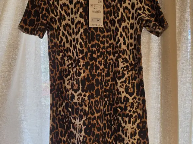 Zara animal leopard print dress,XS,brand new with tags, Limassol — Limassol - Agia Zoni
