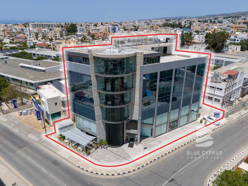 9-storey commercial building with 72 parking spaces in paphos