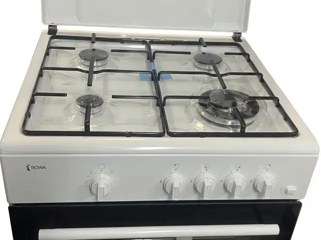 Rowa free standing gas cooker rw-gg6060wh, Limassol — Limassol - Kapsalos