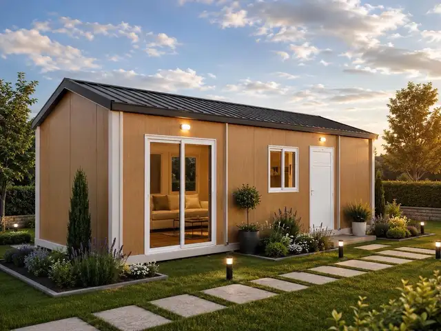 Prefab house 8x3, Larnaca — Dromolaxia