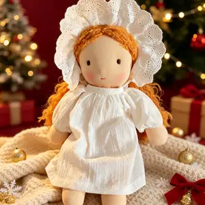 Handmade waldorf doll, soft natural fabric, christmas gift, Limassol — Limassol - Agia Zoni