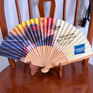 Rare 2008 promo folding fan giacomo puccini opera madama butterfly/paphos castle, Paphos — Paphos - Agios Theodoros