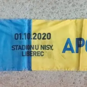 Slovan Liberec APOEL / ΑΠΟΕΛ. Europa League 2020. Summer scarf. Same design back, Επαρχία Λευκωσίας — Λευκωσία - Φανερωμένη