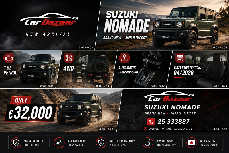 2026 Suzuki Jimny Nomade 1,5L 2026 Cyprus