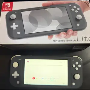 Nintendo switch lite gray boxed with case, grip & 2 games, Επαρχία Λεμεσού — Λεμεσός - Αγία Φύλα
