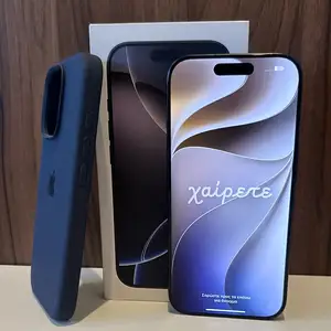 Iphone 16 pro | 128gb | black titanium | 100 battery | box, cable & case, Limassol — Erimi