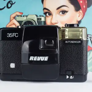 Revue 35fc 35mm film camera - 38mm f/3.5 - tested working film door hinge broken, Επαρχία Λευκωσίας — Δάλι - Παναγ Ευαγγελίτρια