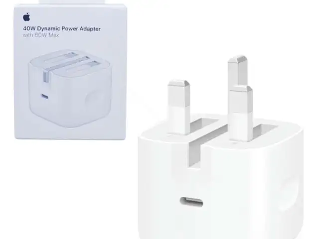 Charger usb-c apple 60w uk pin white, Επαρχία Λεμεσού — Λεμεσός - Άγιος Νικόλαος