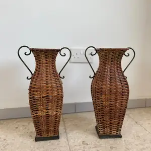 Mediterranean greek style woven vases 40cm 2 pieces, Επαρχία Πάφου — Προδρόμι
