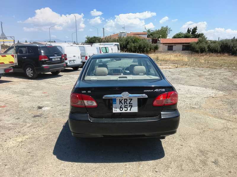 2004 Toyota Corolla 1,6L 2004 Cyprus