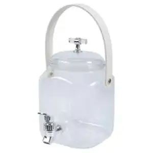 Lovely large capacity drink dispenser stable pitcher w/ leather handleheld & tub, Επαρχία Πάφου — Paphos - Άγιος Θεόδωρος