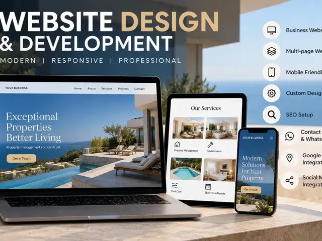 Professional website design & development, Επαρχία Πάφου — Πάφος - Κάτω Πάφος