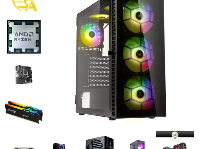 Custom gaming pc ryzen 5 7500f rtx 5060 16gb ddr5 1tb nvme, Επαρχία Λευκωσίας — Λακατάμεια - Αγία Παρασκευή